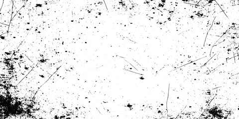 Obraz premium Grunge Dust and Scratched Texture Vector Background. Distressed Surface with Noise, Grain and Worn Texture Pattern for Abstract Overlay Use.