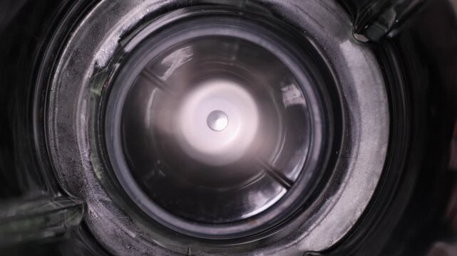 Blender in action with different speeds in clear view showcasing its slicing and dicing skills effectively