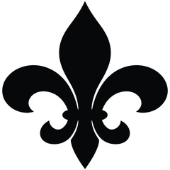 Fleur de lis black vector symbol design © Avoy