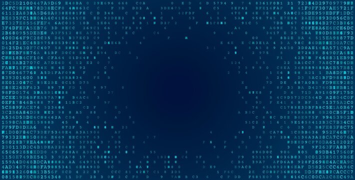 The Binary Void - Fractal Data Distribution and Cybersecurity Perimeter Background