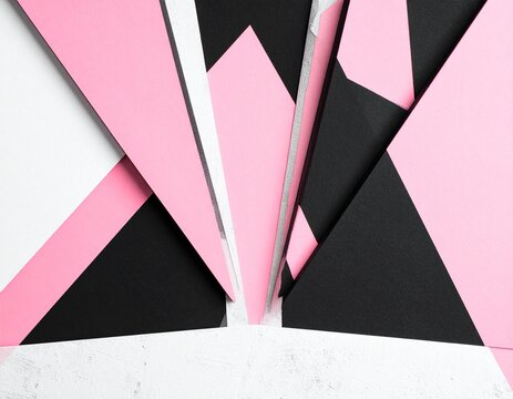 pink abstract geometric background