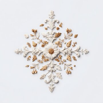 Artistic floral symmetry pattern with soft pastel tones high resolution picture