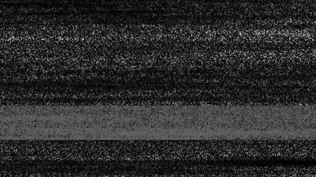 Retro Television Static Noise, no signal concept. Tv screen noise glitch effect. Bad Tv Signal animation and TV static. TV snow or noise background