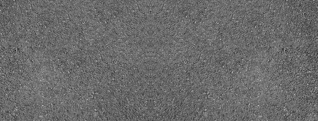 Top view of urban street road highway with concrete border, sidewalk Asphalt road top aerial view background Transportation backdrop black Asphalt texture stones with bitumen © Maxim Chuev