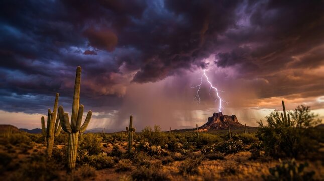Captivating thunderstorm over open fields a dynamic nature photography perspective