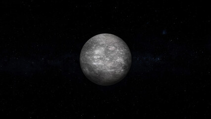 3d mercury planet © click