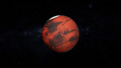 3d mars planet © click
