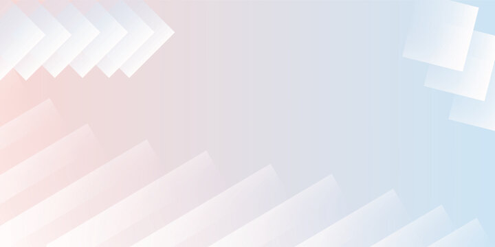 Pastel pink and blue blur backdrop with transparent shapes square. Light gradient vector banner. Background abstract purple sky. Soft blurred light bg. Pastel gradation water cover design