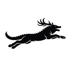 Fototapeta premium Vector illustration of a dragon