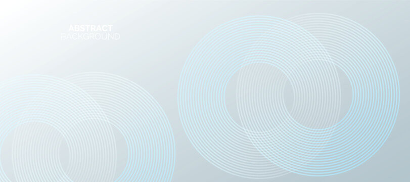 Abstract minimalist background with concentric circular line pattern. Futuristic technology graphic design. Suit for business, cover, header, wallpaper, corporate, website, flyer