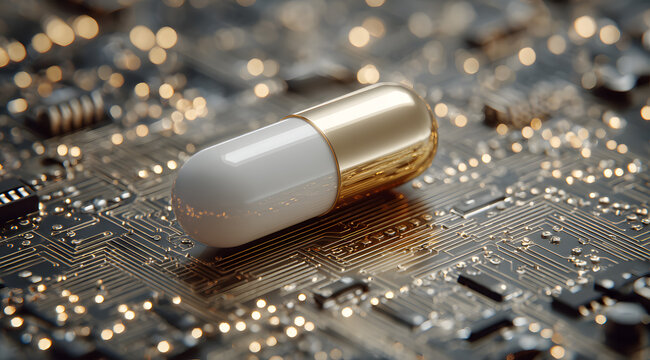 Capsule on circuit board