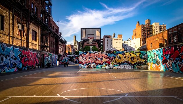 Urban Basketball Court