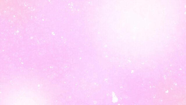 Soft Pink Bokeh Background with Sparkling Glitter Particles for Greeting Cards 4K 30sec Loop