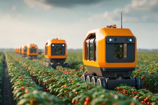 Robotic pepper harvesting on modern farm