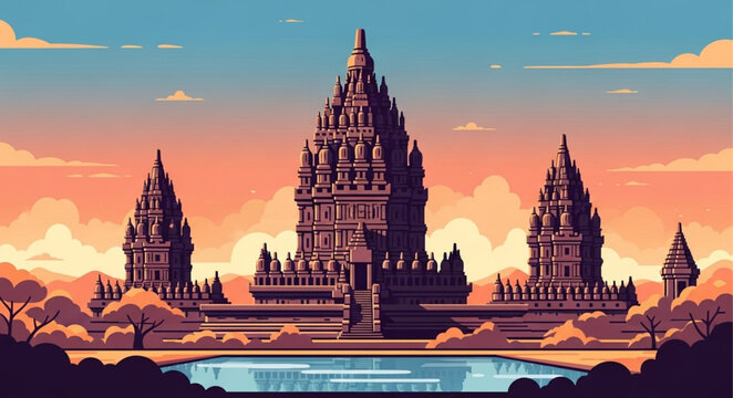Prambanan Temple - A Majestic Architectural Marvel in Indonesia.