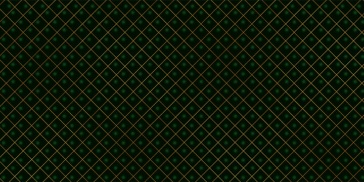 abstract greeb background with gold lines. green textured background. isolated background and golden light.