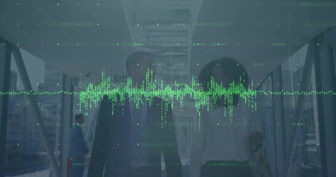 Animation of statistics and data processing over rugby players