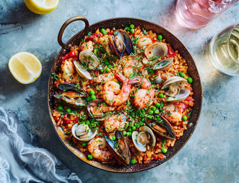 Seafood Paella 