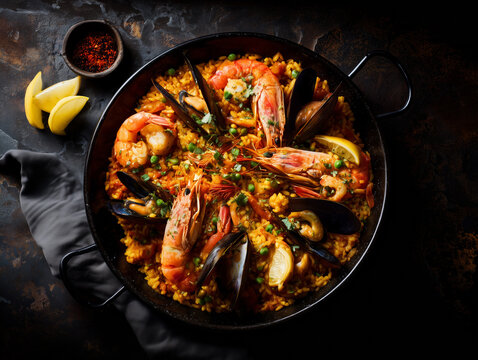 Seafood Paella 