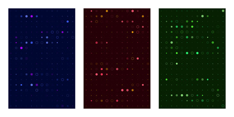 Fototapeta premium Abstract Data Visualization Background with Hexagonal Grid and Digital Matrix Patterns