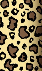 Fototapeta premium Classic Leopard Animal Print Seamless Vector