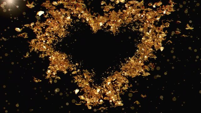 4k loop video of Elegant butterfly-effect particle vortex for grand opening events and success recognition, for VJ sets, club visuals,  electronic music festivals, stage screens and for LED