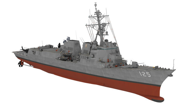 USS Jack H Lucas DDG conducting operations in open waters during a clear day
