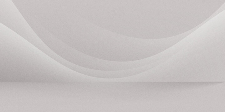 Minimal abstract light gray background for product presentation. Soft shadow and light from windows on white wall grainy.