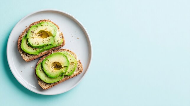 Delicious Avocado Toast on Sourdough Bread