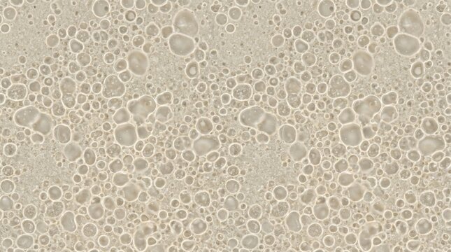 Macro texture of almond milk fat globule dispersion with creamy micro bubbles. Plant based dairy background concept.