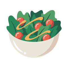 Fototapeta premium Fresh, vibrant, and healthy salad. 