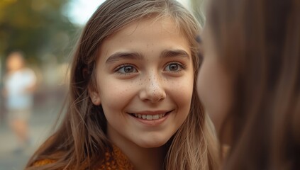 Fototapeta premium Youthful rumor-mongering