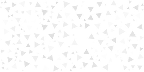 White and gray background. Geometric style. Mesh of triangles. Mosaic template for your design.