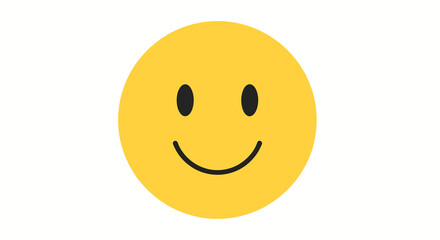 Fototapeta premium smiling face emoticon icon for social media and messaging apps