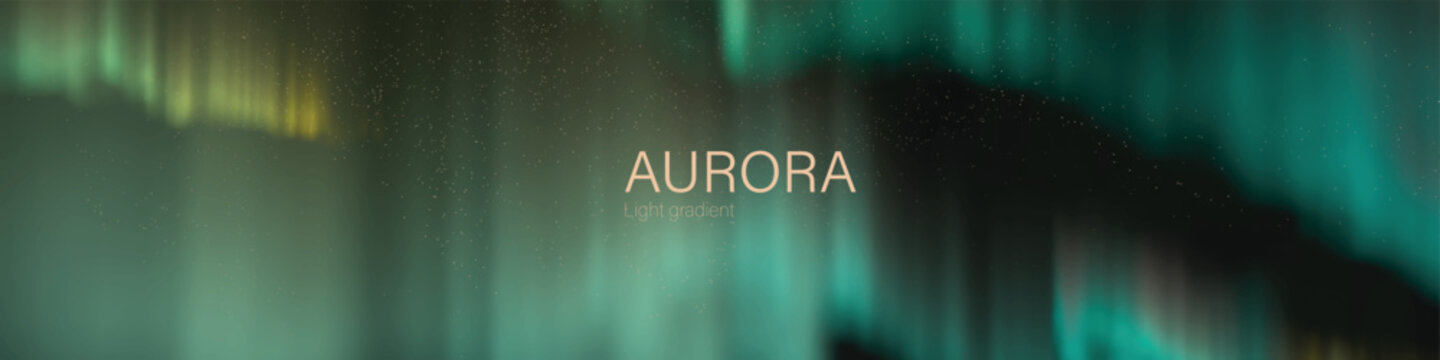 aurora light gradient mystical aurora glow background