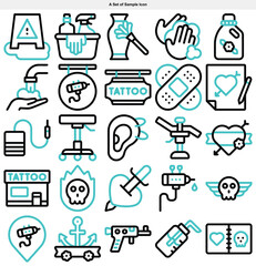 Fototapeta premium science and education icons