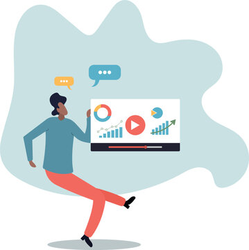 Explainer video online tutorial or training course, expertise explaining business strategy online,human life and situation.