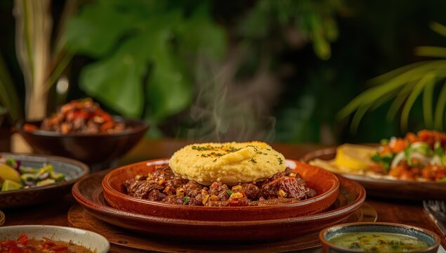 Brazilian escondidinho, a type of Shepherd's Pie.