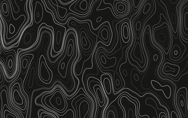 Abstract topographic contours map background, Vector geographic contour map Topographic patterns Vintage outdoors style. World map Template.  © Creative