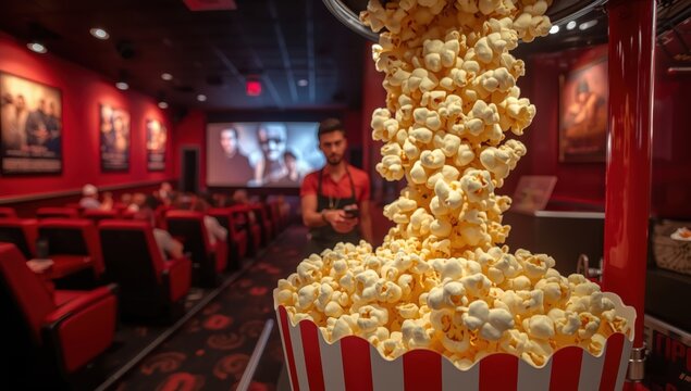 topic filming popcorn for movies