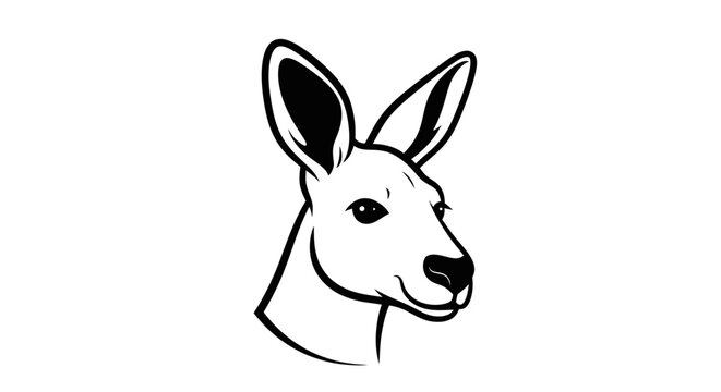 white rabbit on white background