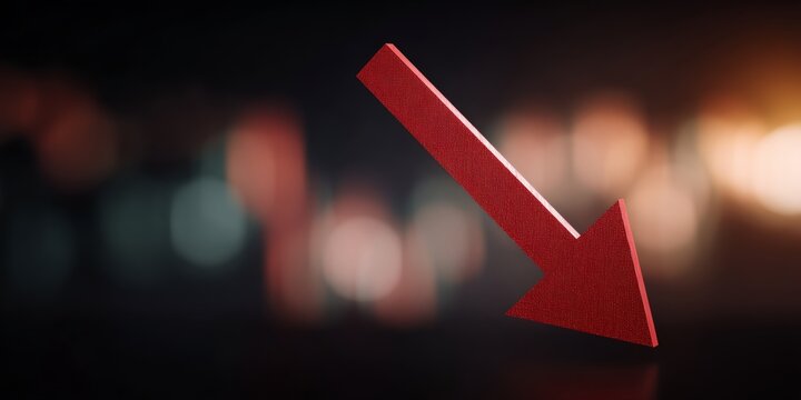 Red arrow pointing down