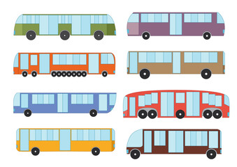 bus design on white background © nantana