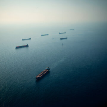 There is a lot of cargo in the Hormus Strait.
