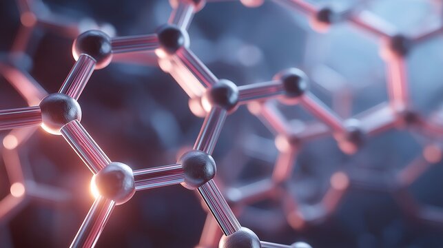 Metal organic framework material under electron microscope revealing nanoscale pores that trap carbon molecules, materials scientist adjusts magnification to study crystal structure, ideal for