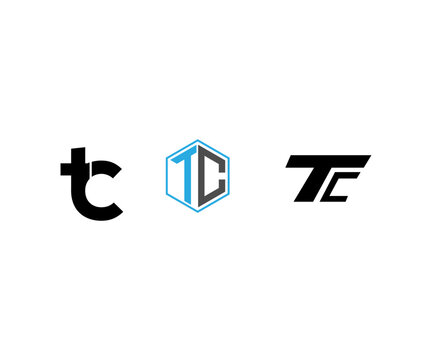 A minimalist tc logo design 