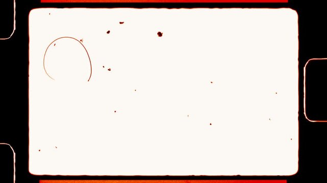 Vintage super 8mm old film frame