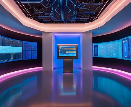 Digital Information Display with Holographic Technology