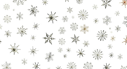 Elegant winter snowflake pattern, perfect for holiday greetings and festive designs.  Ideal for Chr © vegefox.com