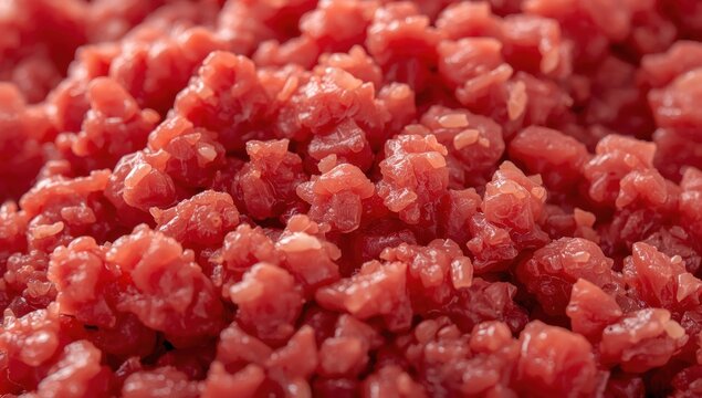 Close-up of ground beef.